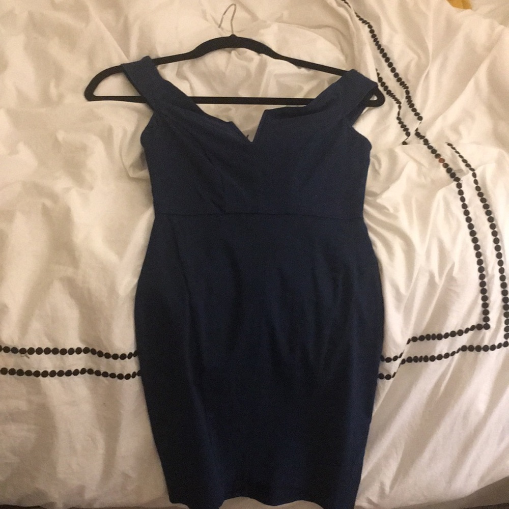 Tobi navy bodycon dress